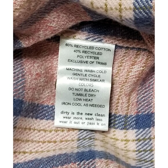 TOAD & CO Women's Bodie Dos 1/4 Zip T Neck Shirt Sz Small Pink Plaid Long Sleeve - Picture 10 of 11